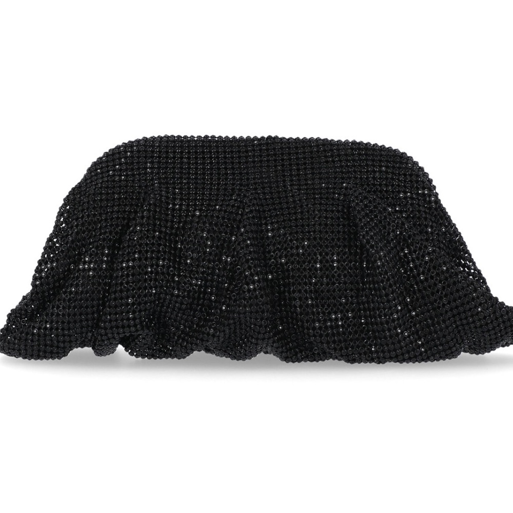 INC International Concepts Black Beaded Clutch